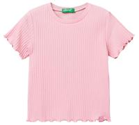 United Colors of Benetton Camiseta para niñas y niñas, Rosa, 18 Meses