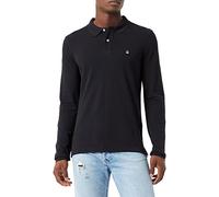 United Colors of Benetton Camiseta Polo M/L 3089j3204 Camisa de Polo, Negro 200, Hombre