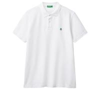 United Colors of Benetton Camiseta Polo M/M 3089j3179 Camisa, Blanco Óptico 101, 3XL Hombres