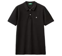 United Colors of Benetton Camiseta Polo M/M 3wg9u301z Camisa, Negro, S Hombres