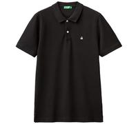 United Colors of Benetton Maglia Polo M/M 3wg9u301z Camisa, Negro, 3XL para Hombre