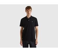United Colors of Benetton Camiseta Polo M/M, Negro, XXL