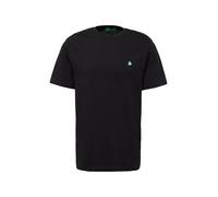 United Colors of Benetton Camiseta 3MI5J1AF7, Negra 100, XS para Hombre, Negro 100, XS