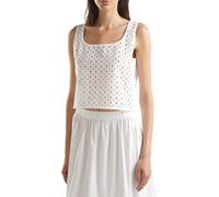 United Colors of Benetton Canotta 58bhdh00l Camisa, Color Blanco, S Mujeres