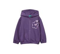 United Colors of Benetton Chaqueta C/CAPP M/L, Violeta, 18 Meses