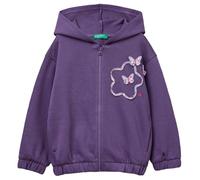 United Colors of Benetton Chaqueta C/CAPP M/L, Violeta, 3 años