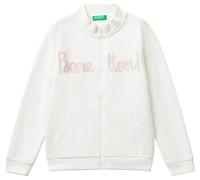 United Colors of Benetton Chaqueta M/L, Color Blanco., 2 años