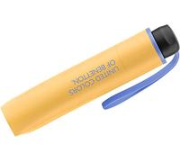United Colors of Benetton Cuatrogotas 2018 Paraguas Plegable, 60 Centimeters, Crema,Amarillo-púrpura, 95 cm