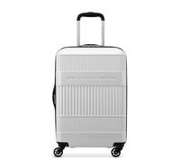 United Colors of Benetton Equipaje Extensible rígido Acanalado con Ruedas giratorias, Blanco, Carry-On 20 Inch, United Colors of Benetton Equipaje Extensible rígido Acanalado con Ruedas giratorias
