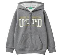 United Colors of Benetton Giacca C/CAPP M/L 3eb5c505l Suéter cárdigan, Gris, 140 cm Niños y Adolescentes