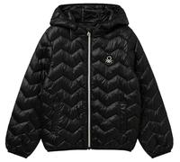 United Colors of Benetton Giubbotto 21incn04u Chaqueta, Negro, 140 cm para Niñas