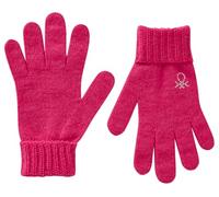 United Colors of Benetton GUANTI IN Maglia 107TCG003 Guantes y Manoplas, Rosa, M para Niñas