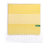 UNITED COLORS OF BENETTON, Hamman 80x165cm 170gsm 100% algodón amarillo Casa Benetton, 80x165