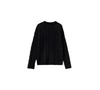 United Colors of Benetton Jersey Cuello Alto M/L 1335d2467 Suéter, Negro 700, Mujer