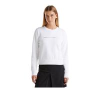 United Colors of Benetton Jersey G/C M/L 3j68d107z Sudadera con Capucha, Color Blanco, XL para Mujer