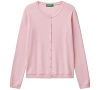 United Colors of Benetton Maglia Coreana M/L 1091d5558 Suéter cárdigan, Rosa 0g0, Mujer
