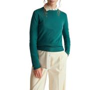 United Colors of Benetton Maglia G/C M/L 1002d1k01, Mujer, Verde_New, S