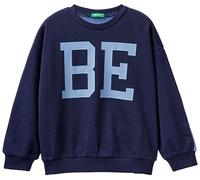 United Colors of Benetton Maglia G/C M/L 32n4c10du, Sudadera para Niños, Azul Oscuro 252, 130