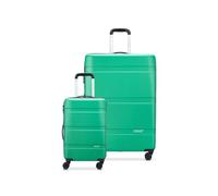United Colors of Benetton Now Hardside - Equipaje con Ruedas giratorias, Green, Carry-On 19 Inch, ¡Ahora! Equipaje rígido con Ruedas giratorias