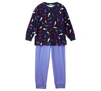 United Colors of Benetton Pig(Maglia+Pant) 32K60P07I Juego de Pijama, BLU, 160 para Niños
