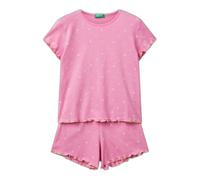 United Colors of Benetton Pig(T-Shirt+Short) 33ON0P08A - Conjunto de Pijama, Multicolor, 90 niña, Multicolor, 90 cm