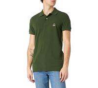 United Colors of Benetton Polo para Hombre, Verde Oscuro 35y, XL