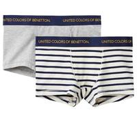United Colors of Benetton Set 2 Boxer 3Q4C0X018 Ropa Interior de Hombres, Multicolor, 100 para Niños
