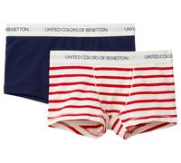 United Colors of Benetton Set 2 Boxer 3Q4C0X018 Ropa Interior de Hombres, Multicolor, 140 para Niños