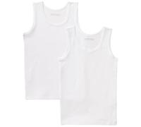United Colors of Benetton Set 2 Canotte 3op80h014 Camiseta, Blanco 101, 2 años para Niños