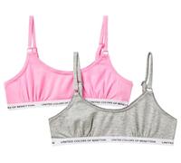 United Colors of Benetton Set 2 Reggiseni 3mc10r1in Sujetador, Rosa, 170 cm para Niñas
