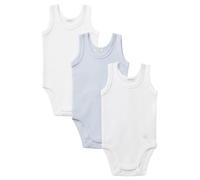 United Colors of Benetton Set 3 Body 3gi70b136 Pelele para bebé y niño, Color Blanco, 18 Meses para Bebés