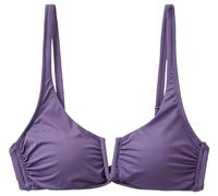 United Colors of Benetton Sujetador Acolchado 3p5h5r1jz Parte Superior de Bikini, Púrpura 66A, X-Large para Mujer