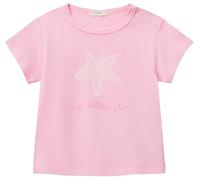 United Colors of Benetton T-Shirt 3i1xa1069 Camiseta, Rosa, 62 cm para Bebés