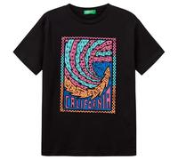 United Colors of Benetton T-Shirt 3i1xc10p7 Camiseta, Negro, 140 cm para Niños