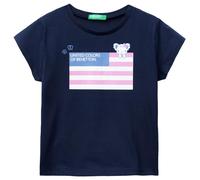 United Colors of Benetton T-Shirt 3I1XG10D6 Camiseta, BLU Notte 252, 104 cm para Niñas
