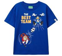 United Colors of Benetton T-Shirt 3I1XG10GZ, Camiseta Niños, BLU,