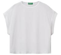 United Colors of Benetton T-Shirt 3kmtd10a9 Camiseta, Color Blanco, S Mujeres
