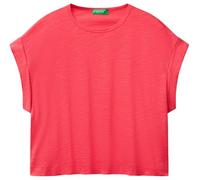 United Colors of Benetton T-Shirt 3kmtd10a9 Camiseta, Rosa, S Mujeres