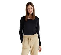 United Colors of Benetton T-shirt M/L, Camiseta de tirantes Mujer, Negro (Nero 100), XS