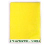 UNITED COLORS OF BENETTON, Toalla de playa 90x160cm 380gsm velour 100% algodón amarillo Casa Benetton, 90x160