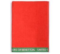 UNITED COLORS OF BENETTON, Toalla de playa 90x160cm 380gsm velour 100% algodón rojo Casa Benetton, 90x160