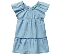 United Colors of Benetton Vestito 4dhjgv02h Vestido, Turquesa, 18 Meses Niñas y niñas