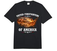 United Firefighters of America Bombero Incendio Forestal Comfort Colors Adult Heavyweight T-Shirt
