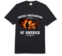 United Firefighters of America Bombero Incendio Forestal Comfort Colors Adult Heavyweight T-Shirt
