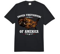 United Firefighters of America Bombero Incendio Forestal Comfort Colors Adult Heavyweight T-Shirt