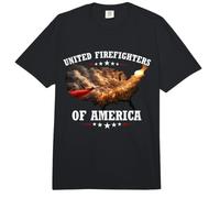 United Firefighters of America Bombero Incendio Forestal Comfort Colors Adult Heavyweight T-Shirt