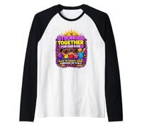 United For Our Kids Community Comunidades de diseño gráfico Camiseta Manga Raglan
