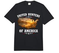 United Hunters of America Cazador Caza Ciervo Comfort Colors Adult Heavyweight T-Shirt