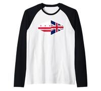 United Kingdom Heritage: District of Columbia Pride Camiseta Manga Raglan