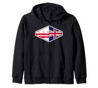 United Kingdom Heritage: District of Columbia Pride Sudadera con Capucha